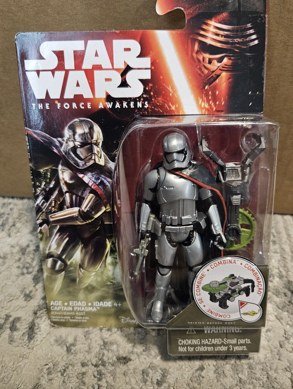 Hasbro Star Wars Captain Phasma Silver and Black Action Figure